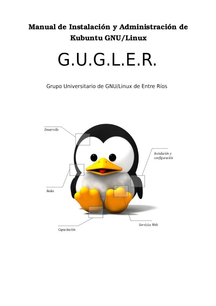 Imágen de pdf Manual de Instalación y Administración de Kubuntu GNU/Linux