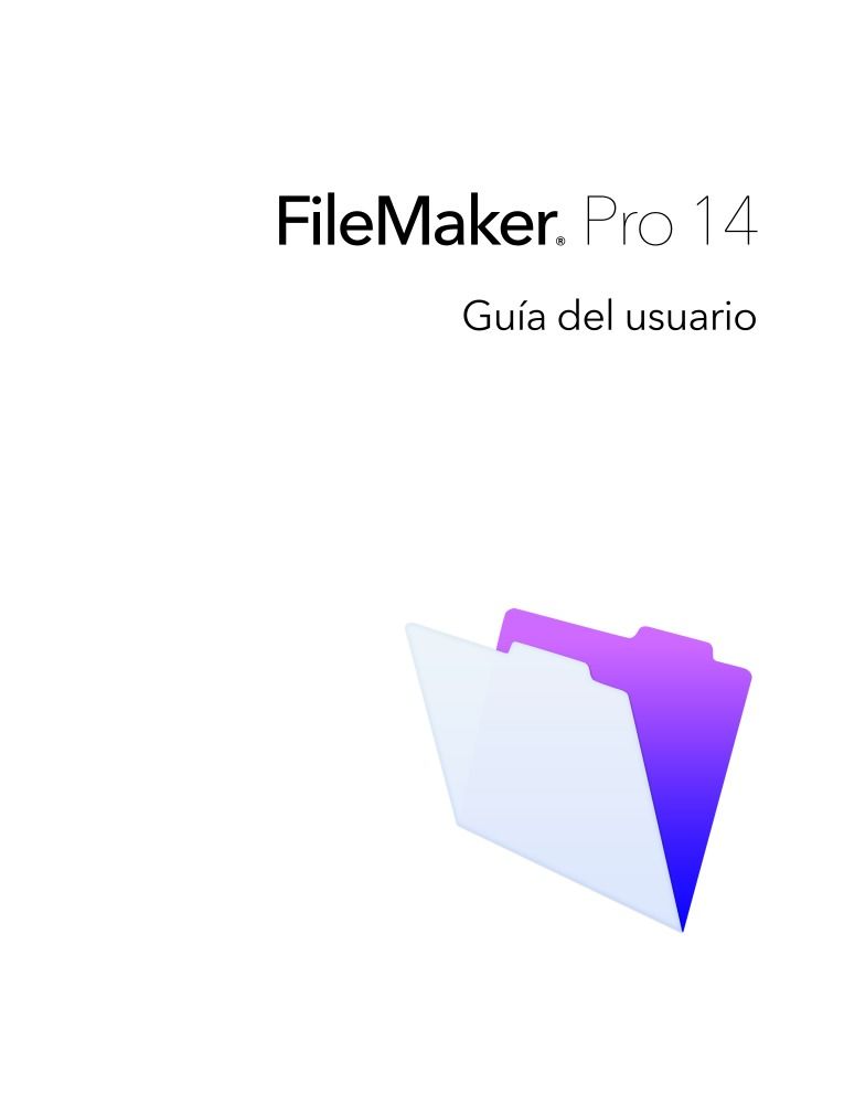 Imágen de pdf FileMaker Pro 14 Guía del usuario