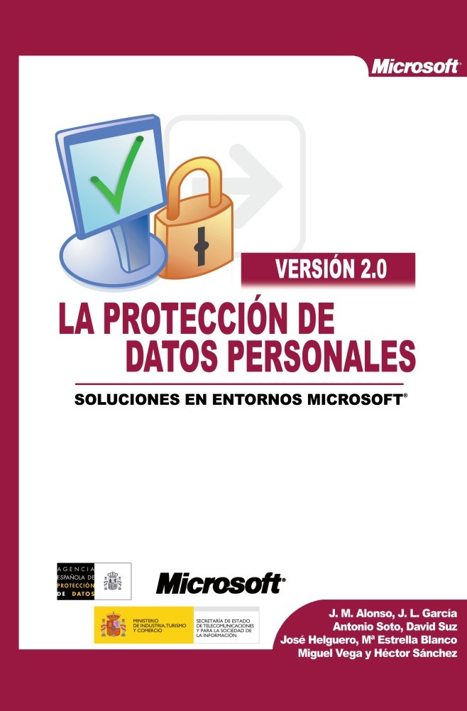Imágen de pdf La protección de datos personales: Soluciones en entornos Microsoft