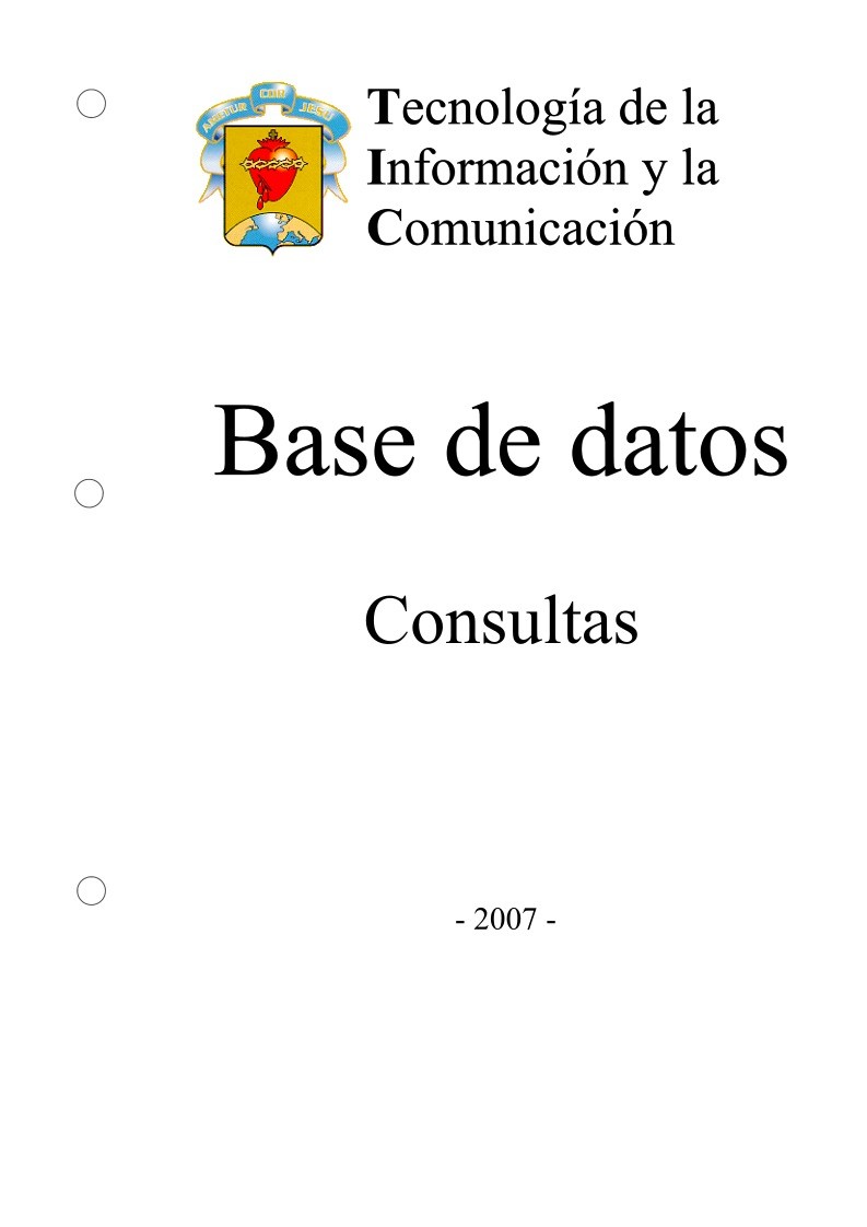 Imágen de pdf Base de datos - Consultas