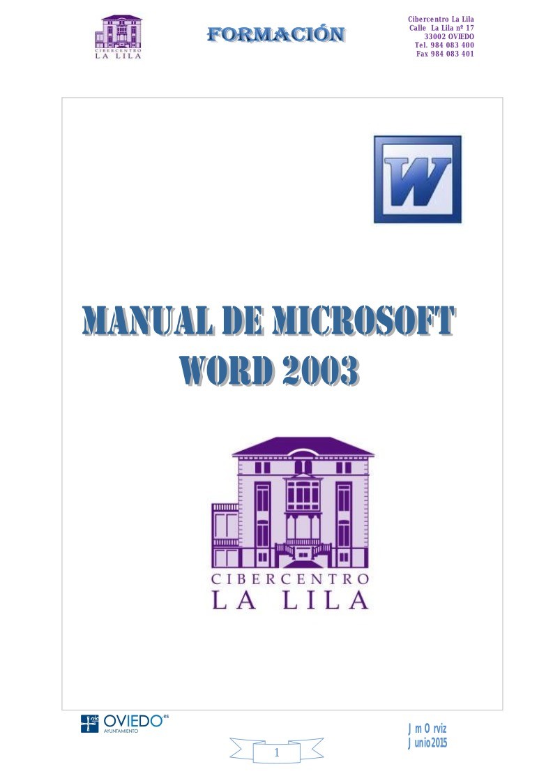 Imágen de pdf WORD 2003 MANUAL