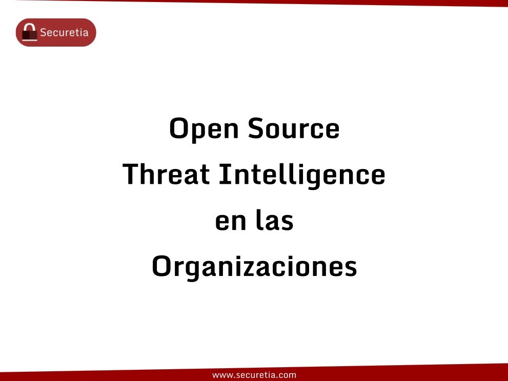 Imágen de pdf Open Source - Threat Intelligence en las Organizaciones