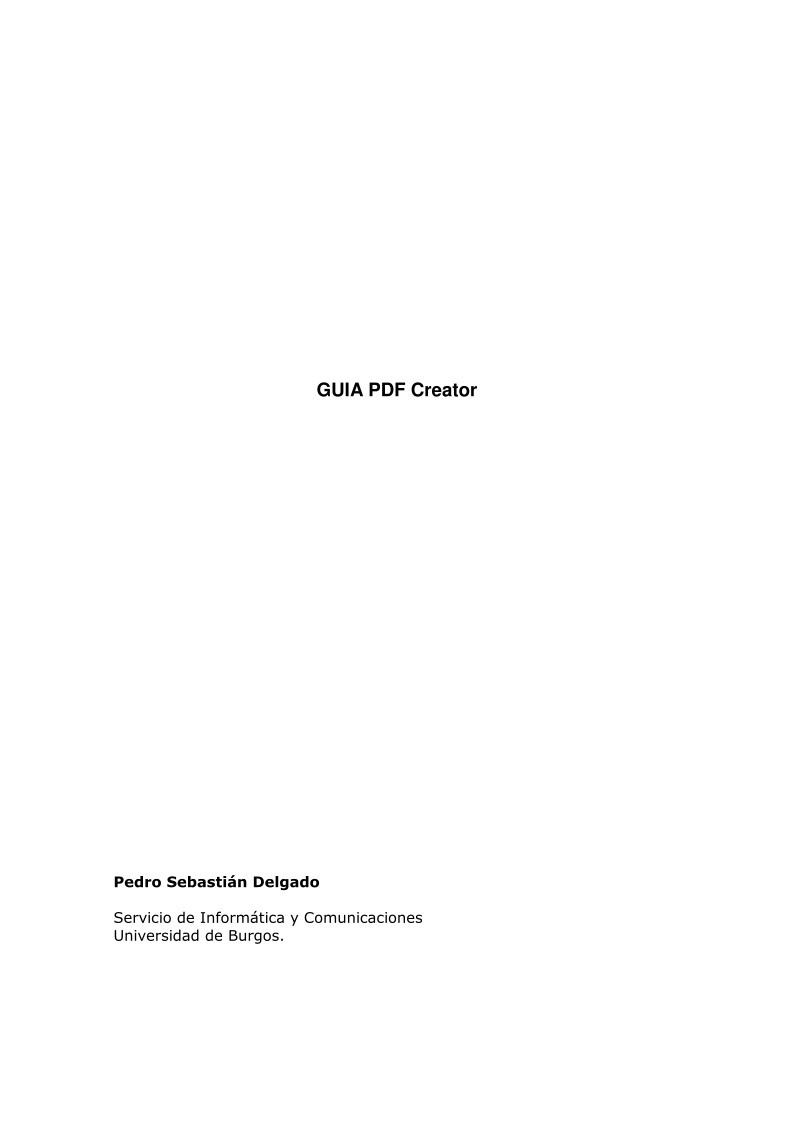 Imágen de pdf Crear y proteger documentos en formato PDF con PDF Creator