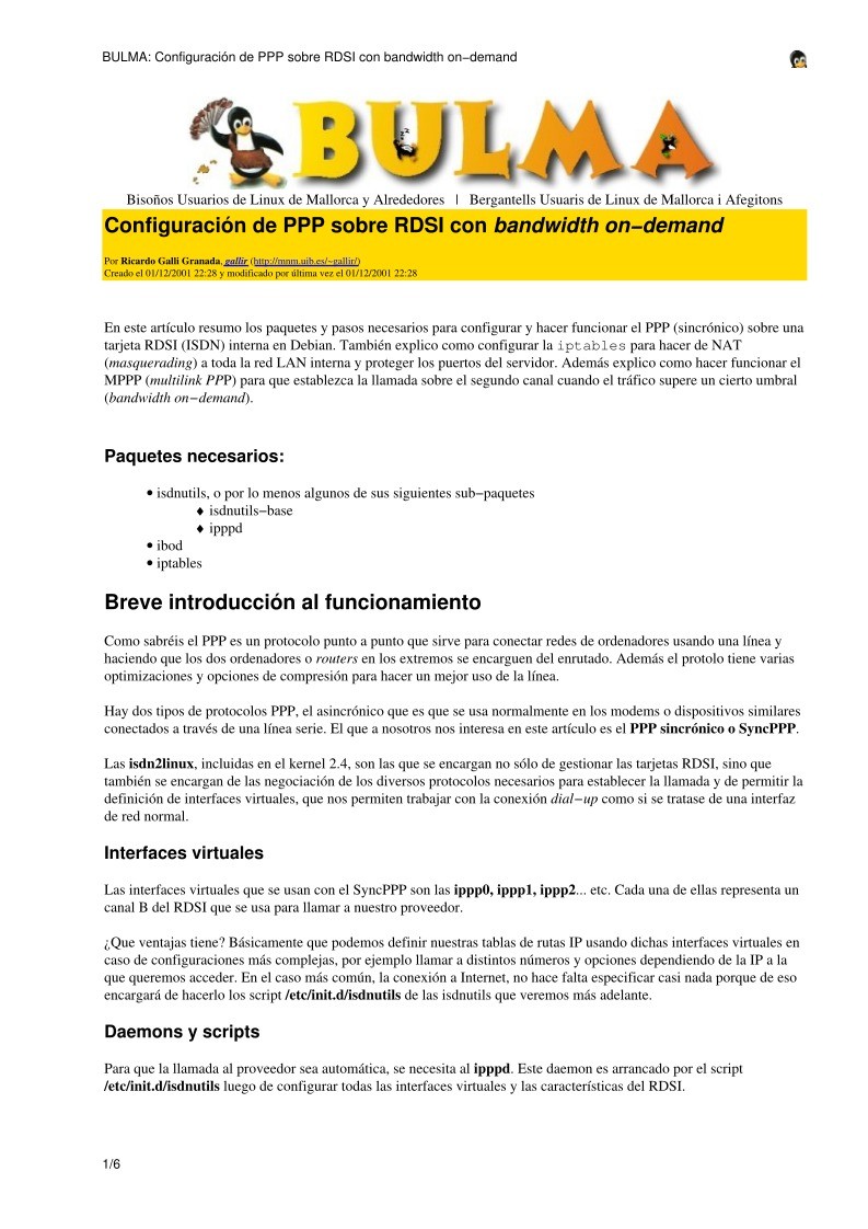 Imágen de pdf BULMA: Configuración de PPP sobre RDSI con bandwidth on-demand