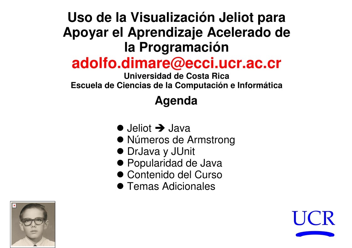 Imágen de pdf Uso de la Visualización Jeliot para Apoyar el Aprendizaje Acelerado de la Programación