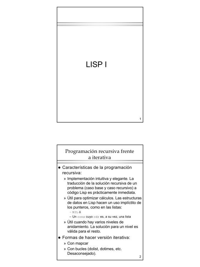Imágen de pdf LISP I