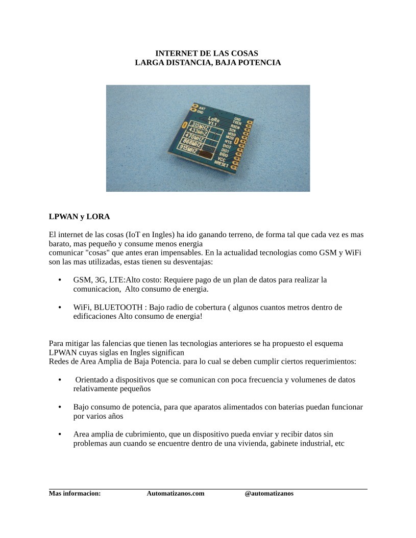 Imágen de pdf INTERNET DE LAS COSAS LARGA DISTANCIA BAJA POTENCIA