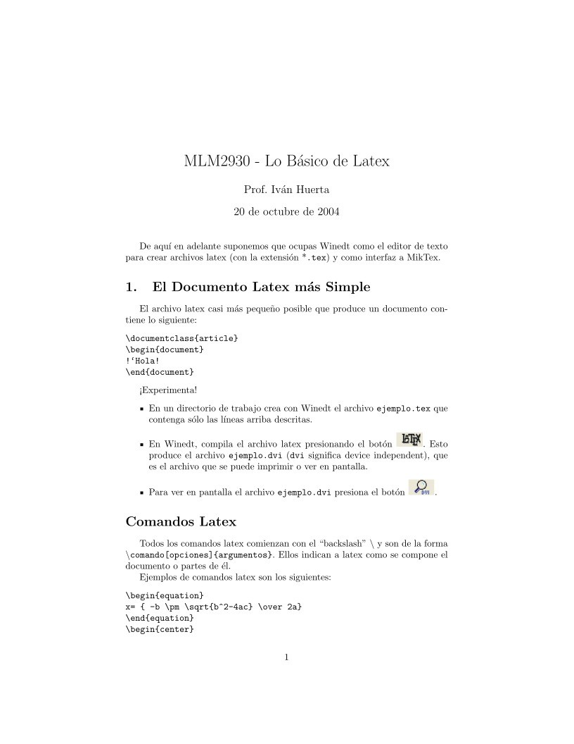 Imágen de pdf MLM2930 - Lo Básico de Latex