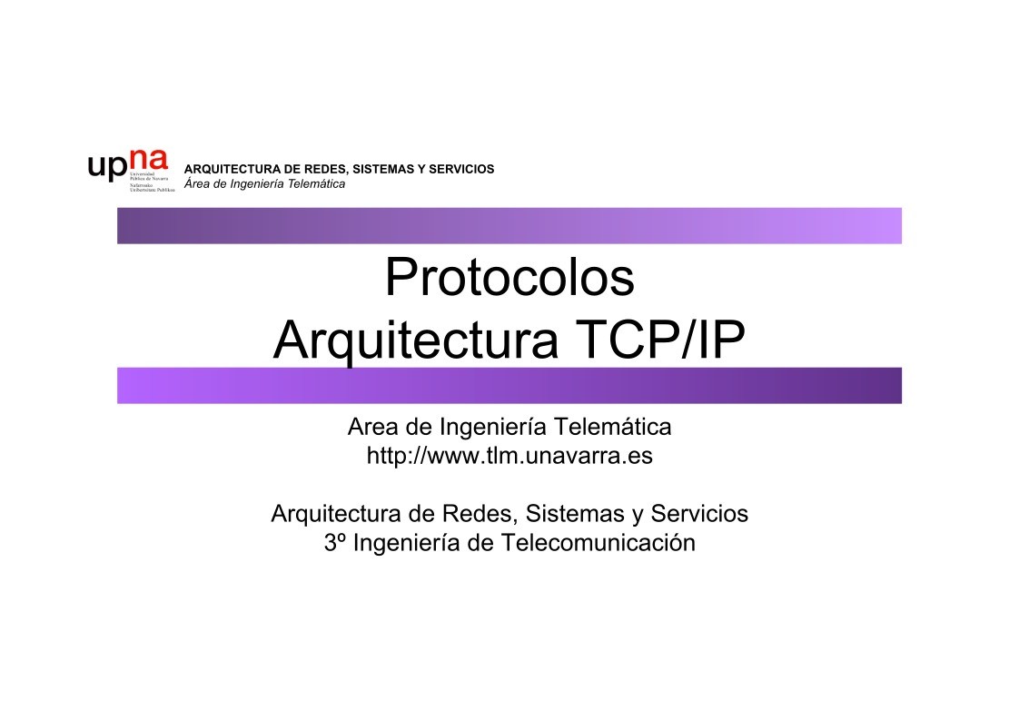 Imágen de pdf Protocolos Arquitectura TCP/IP
