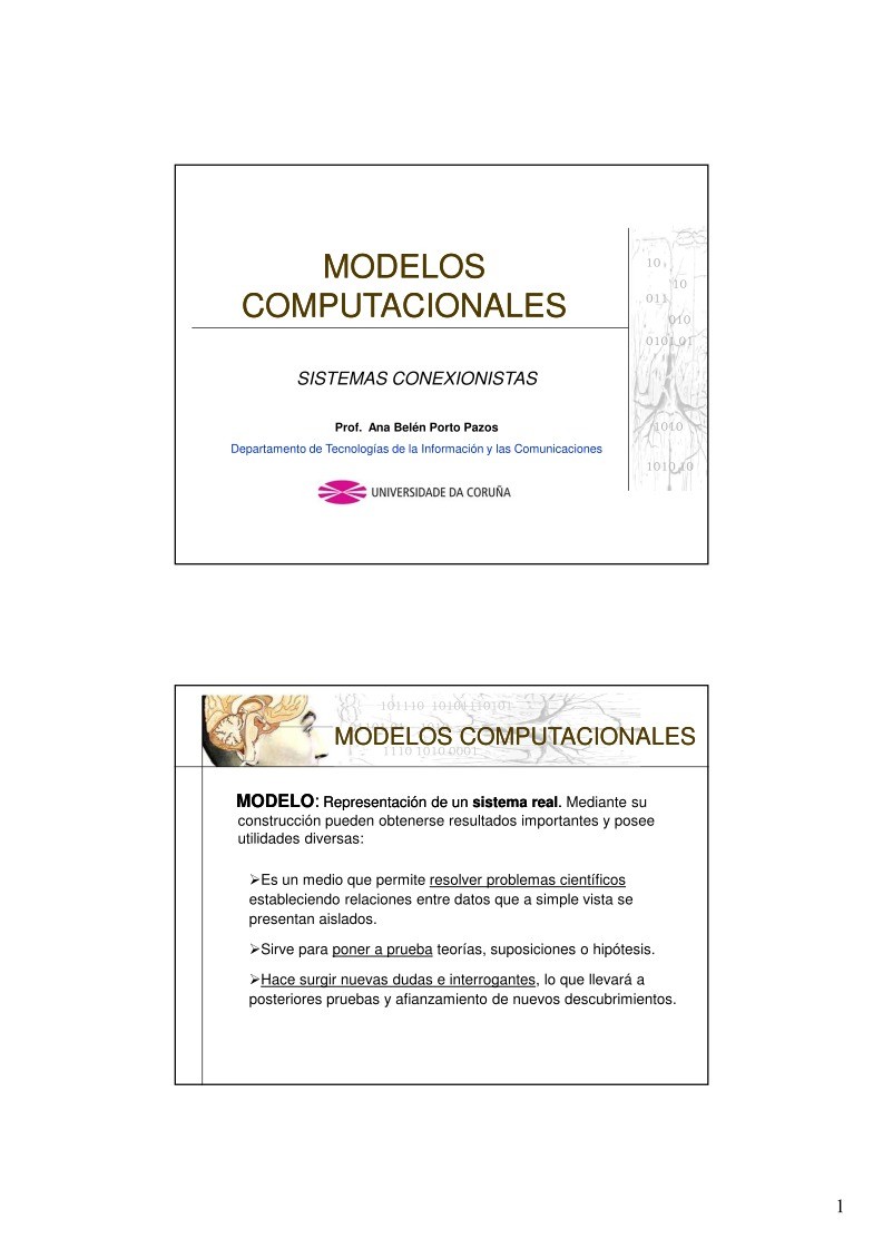 Imágen de pdf MODELOS COMPUTACIONALES - SISTEMAS CONEXIONISTAS