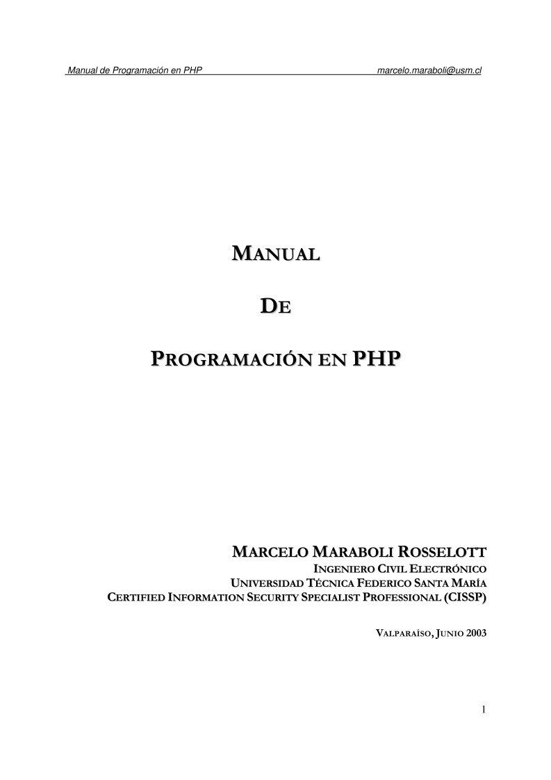 Imágen de pdf Manual de programación en PHP