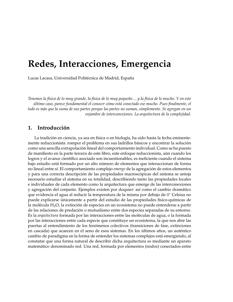 Imágen de pdf Redes, Interacciones, Emergencia