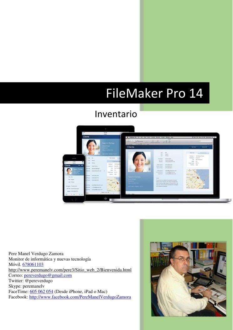 Imágen de pdf FileMaker Pro 14 Inventario