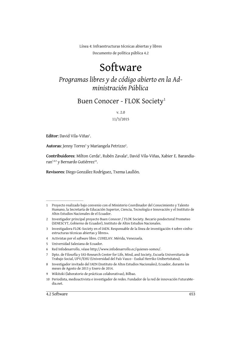Imágen de pdf Software: Programas libres y de código abierto en la Administración Pública