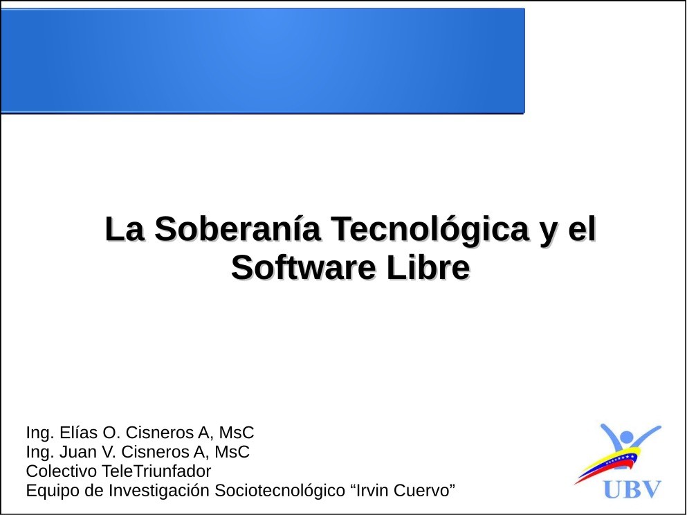 Imágen de pdf La Soberanía Tecnológica y el Software Libre