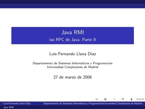 Imágen de pdf Java RMI - las RPC de Java. Parte II