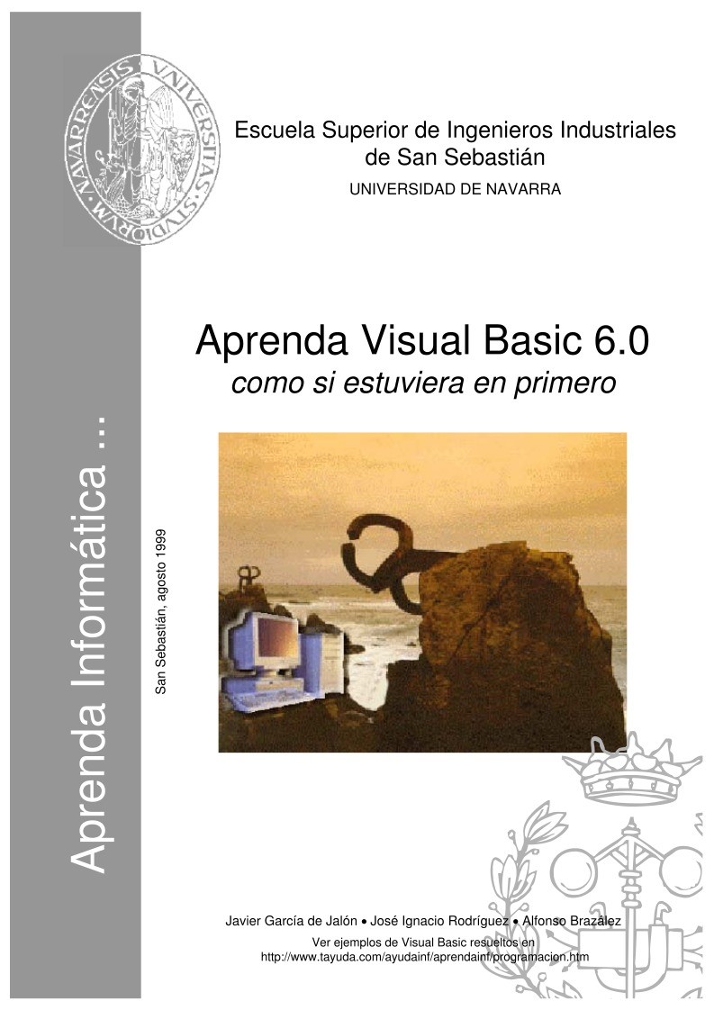 Imágen de pdf Aprenda Visual Basic 6.0 como si estuviera en primero