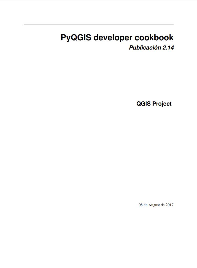Imágen de pdf PyQGIS developer cookbook