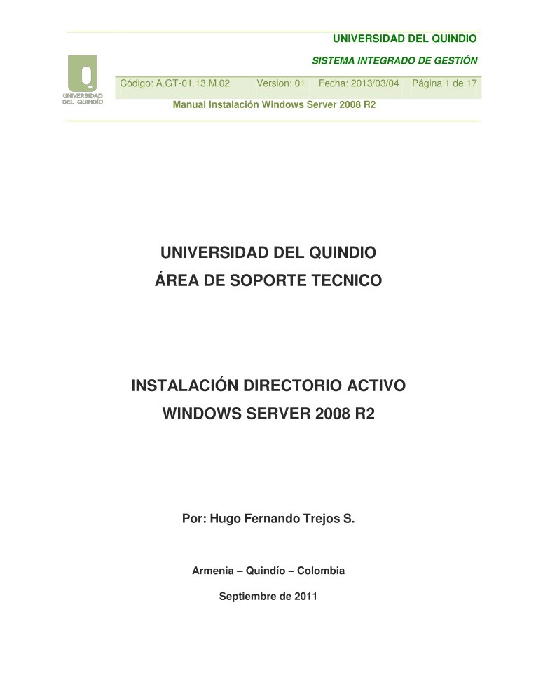 Imágen de pdf Instalación directorio activo Windows Server 2008 r2