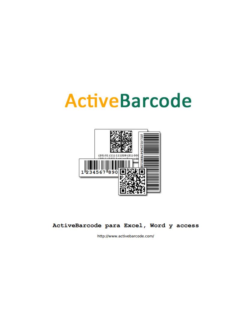 Imágen de pdf ActiveBarcode para Excel, Word y Access