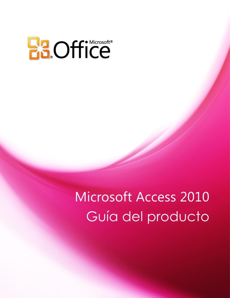 Imágen de pdf Microsoft Access 2010 - Guía del producto