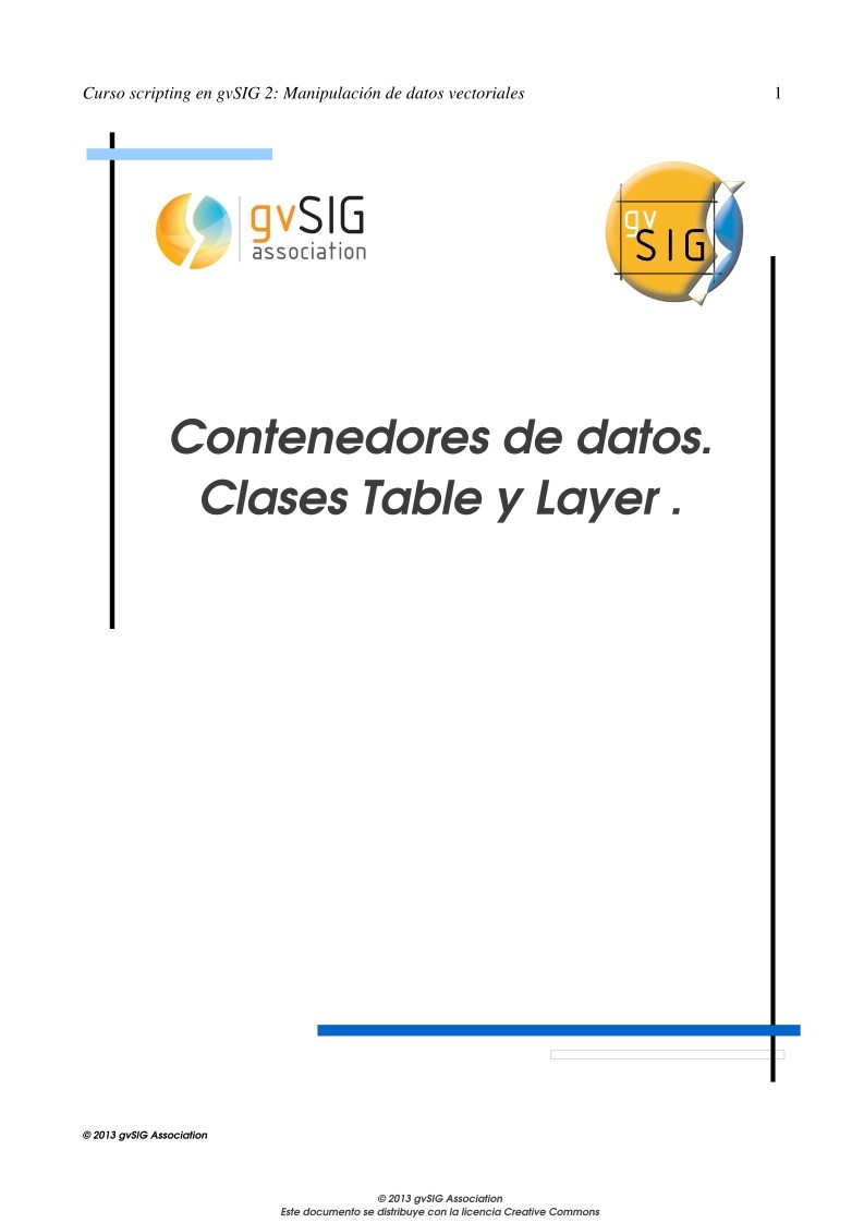 Imágen de pdf Contenedores de datos. Clases Table y Layer