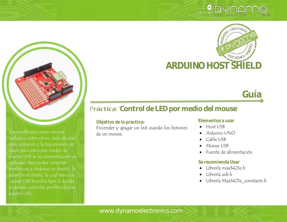 Imágen de pdf Arduino - Práctica "Control de LED por medio del mouse"
