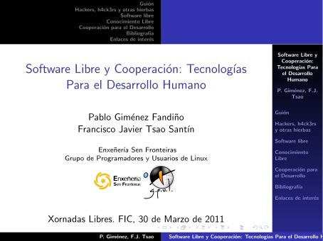 Imágen de pdf Software Libre y Cooperación: Tecnologías Para el Desarrollo Humano