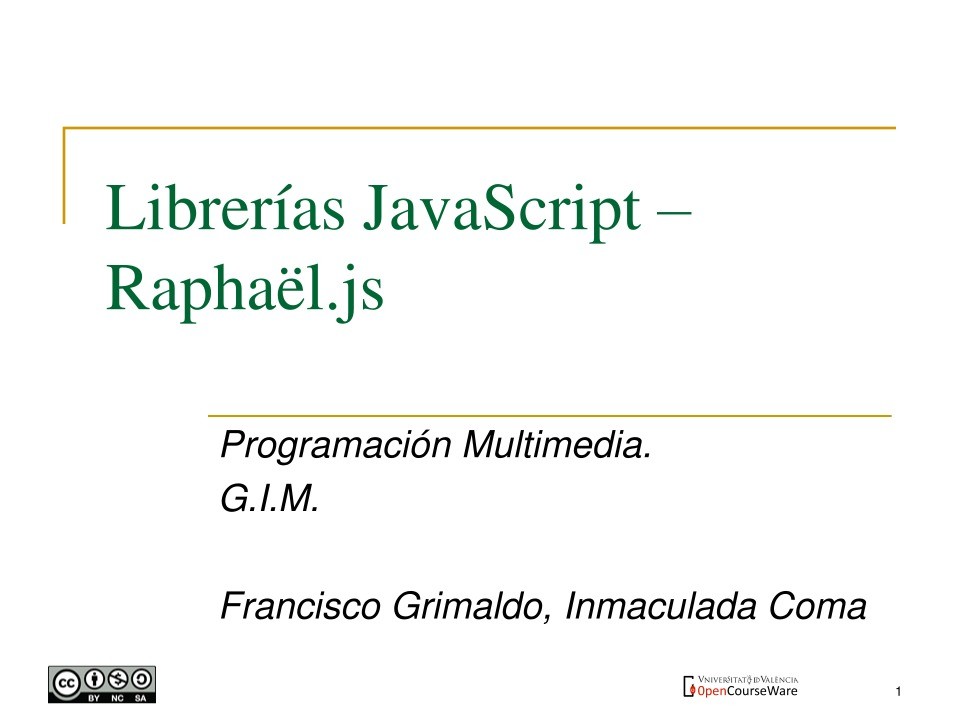 Imágen de pdf Librerías JS - Raphaël.js