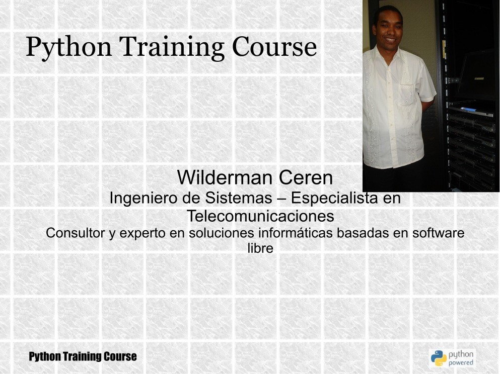 Imágen de pdf Python Training Course