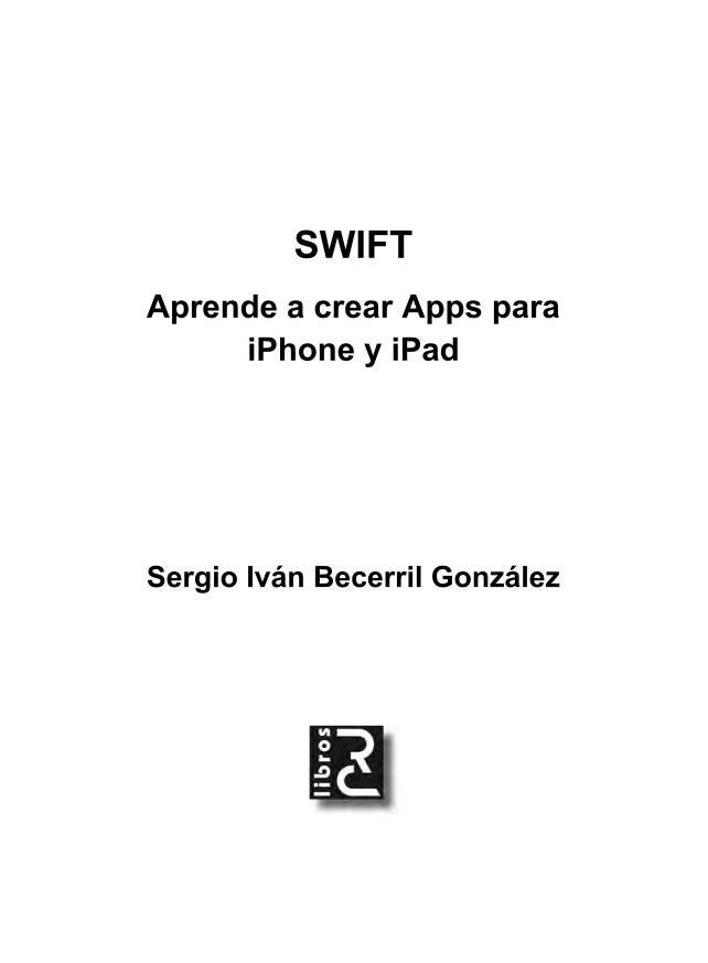 Imágen de pdf SWIFT Aprende a crear Apps para iPhone y iPad