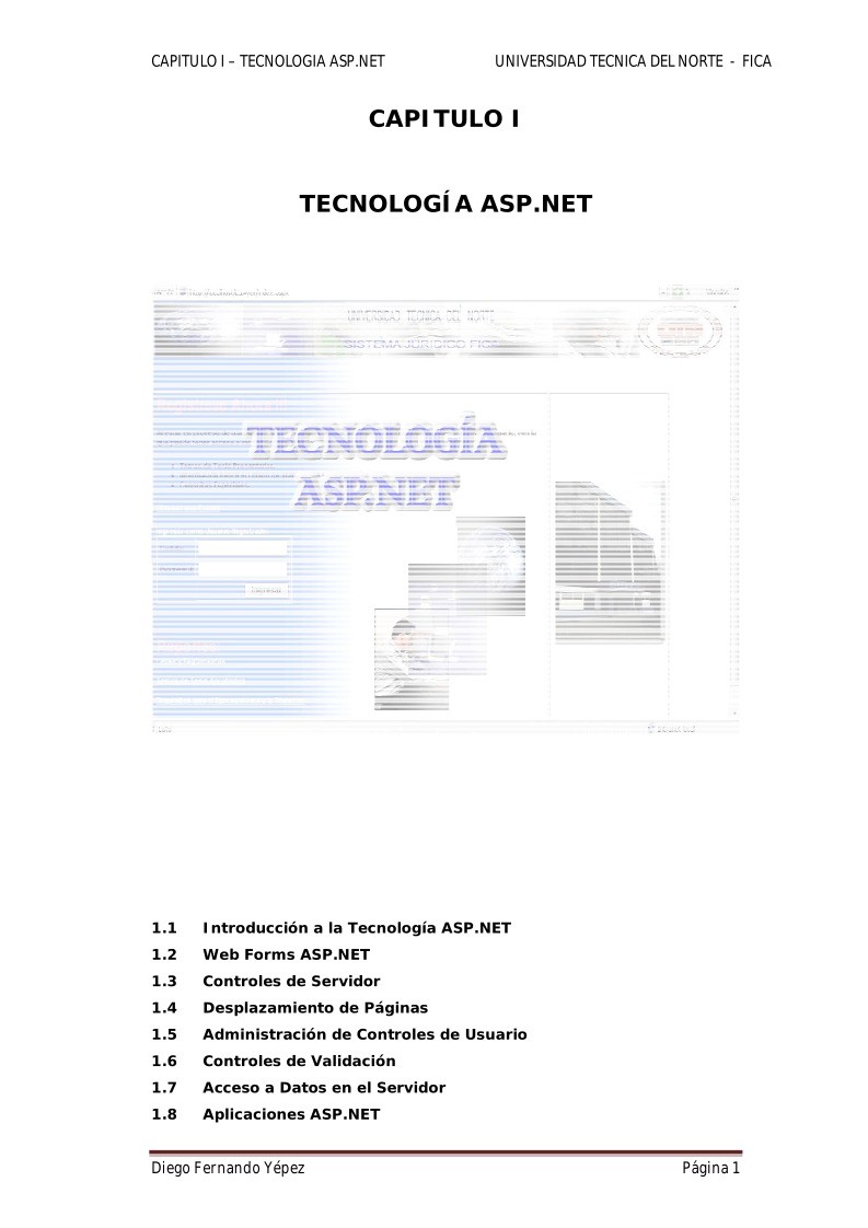 Imágen de pdf Capitulo 1 - Tecnología ASP.NET