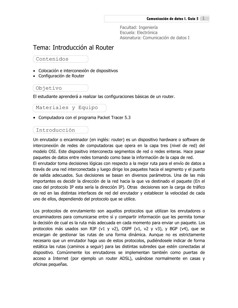 Imágen de pdf Tema: Introducción al Router