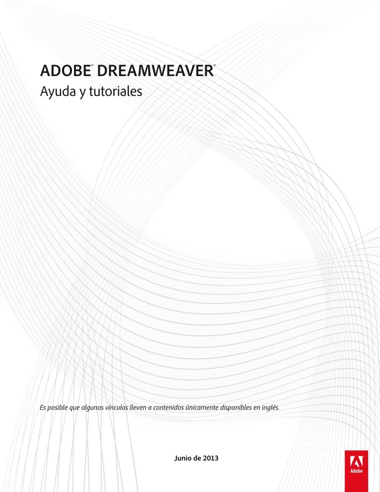 Imágen de pdf Adobe Dreamweaver - Ayuda y tutoriales