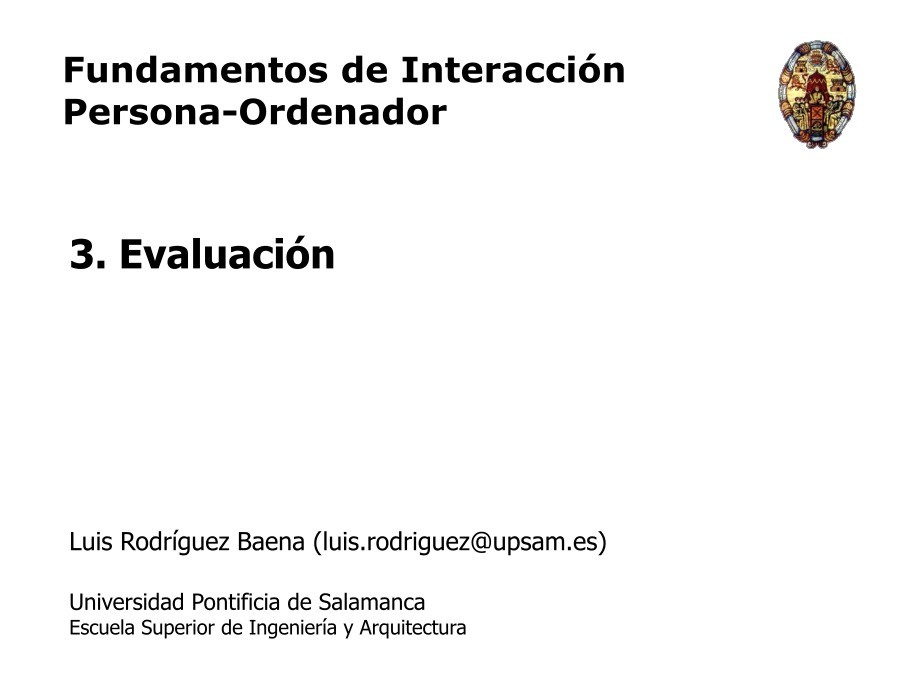 Imágen de pdf 3. Evaluación - Fundamentos de la Interacción Persona-Ordenador