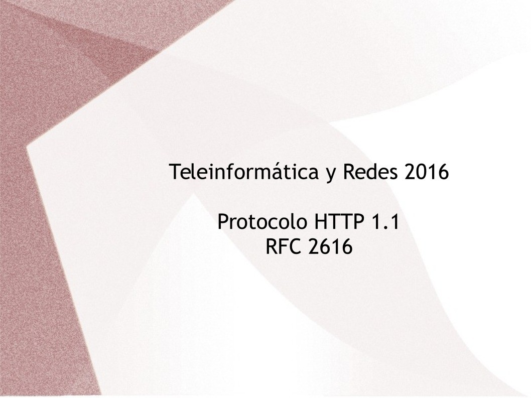 Imágen de pdf Protocolo HTTP 1.1 RFC 2616 - Teleinformática y Redes