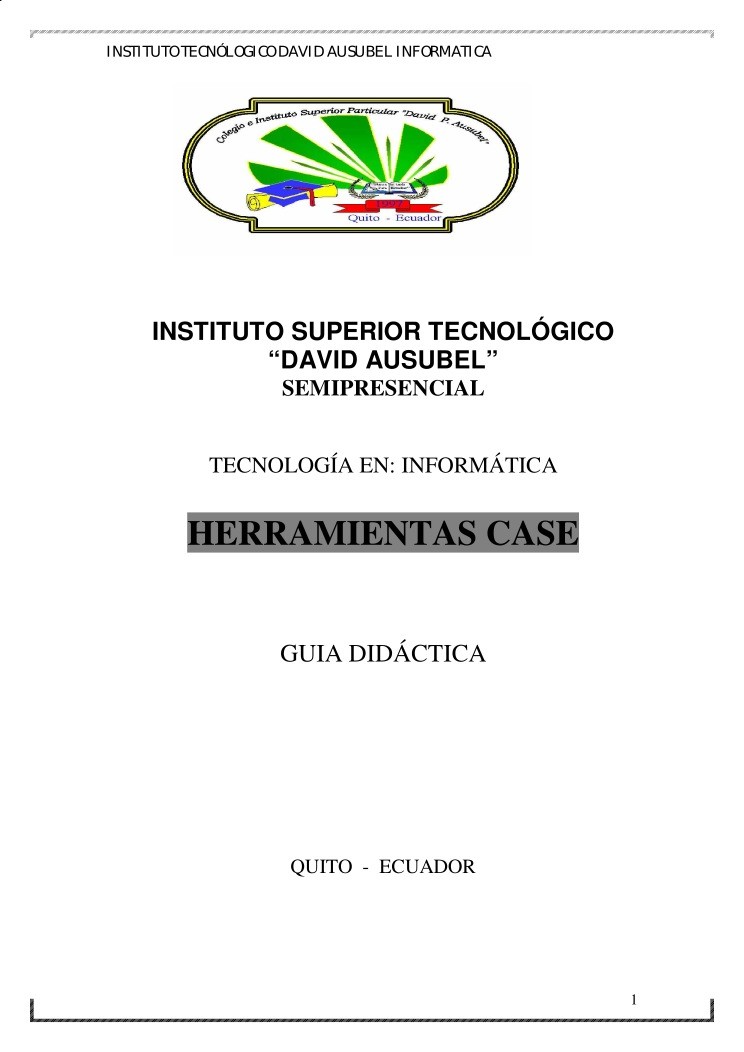 Imágen de pdf Herramientas CASE