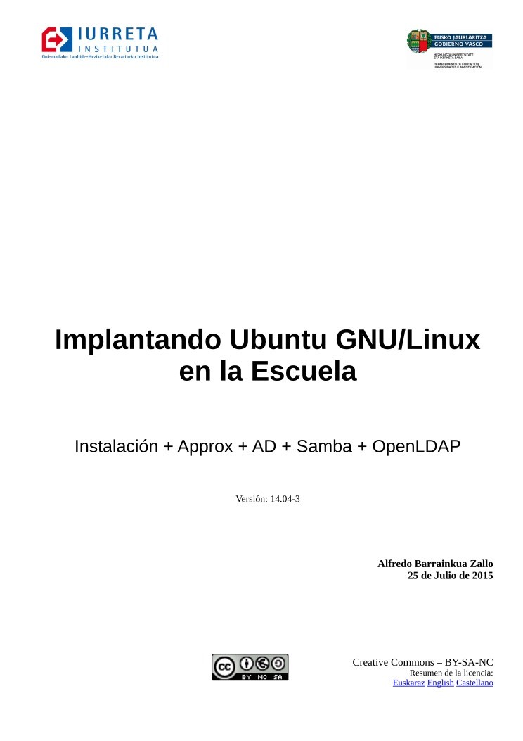 Imágen de pdf Implantando Ubuntu GNU/Linux en la Escuela