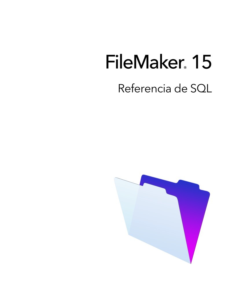 Imágen de pdf Referencia SQL de FileMaker 15
