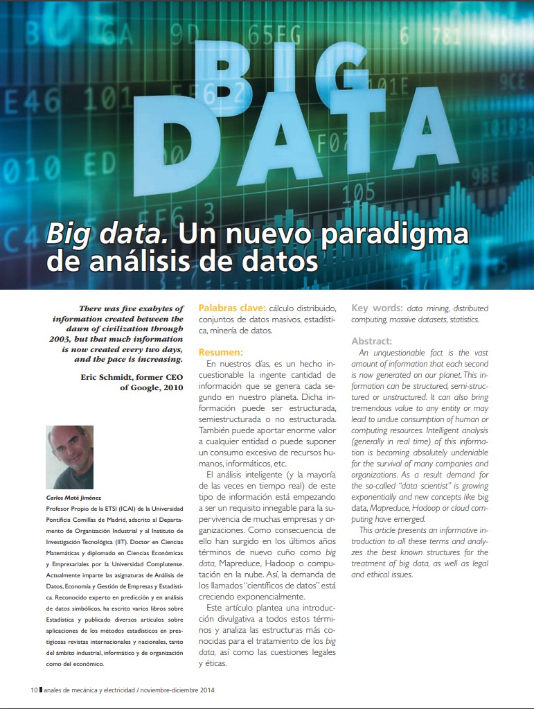 Imágen de pdf Big data. Un nuevo paradigma de análisis de datos
