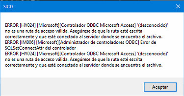 error-ODBC-en-red