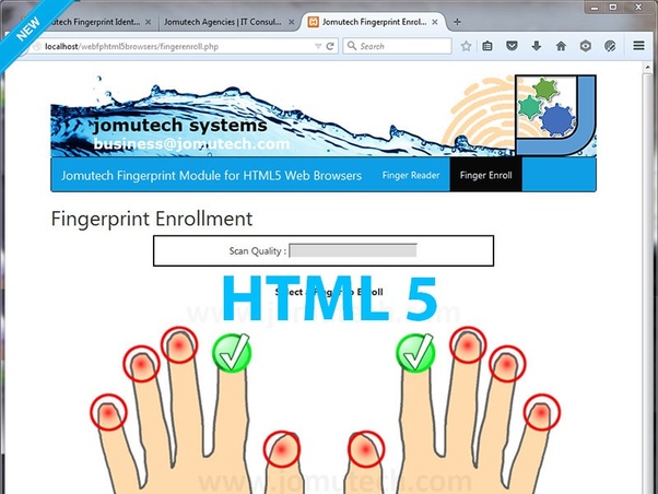 HTML5-BIOMETRIC-AUTHENTICATION