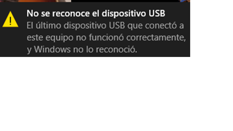 USB-NO-RECONOCE