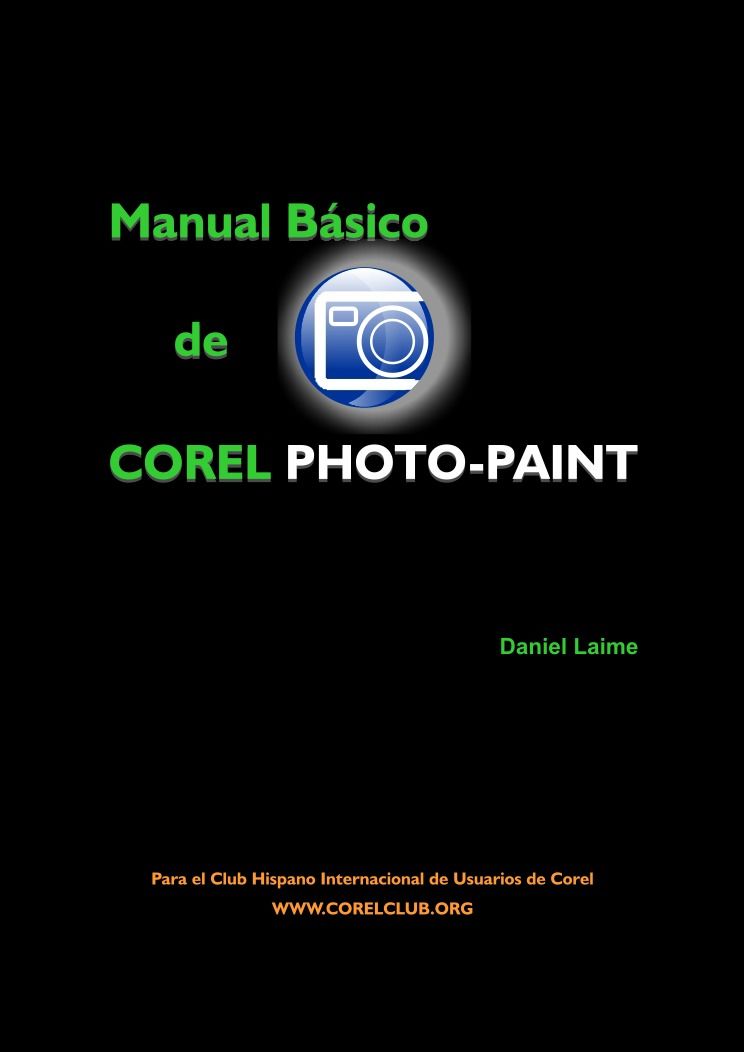 Imágen de pdf manua básico de Corel photo-paint