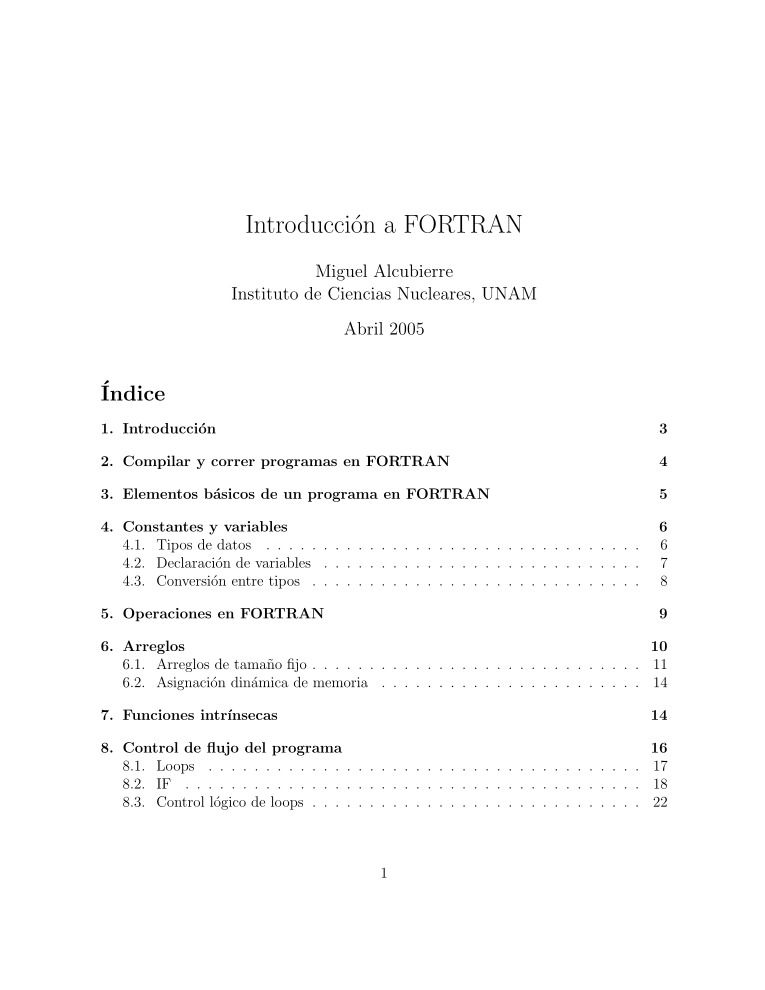 Imágen de pdf Introducción a Fortran