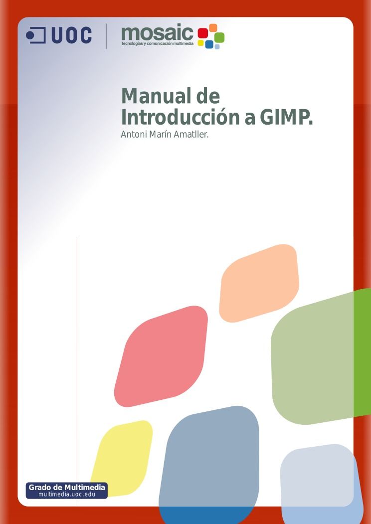 Imágen de pdf UOC - manual de introducción a gimp