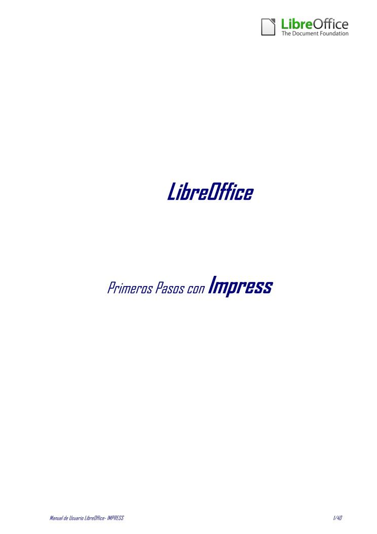 Imágen de pdf LibreOffice - Primeros pasos con Impress