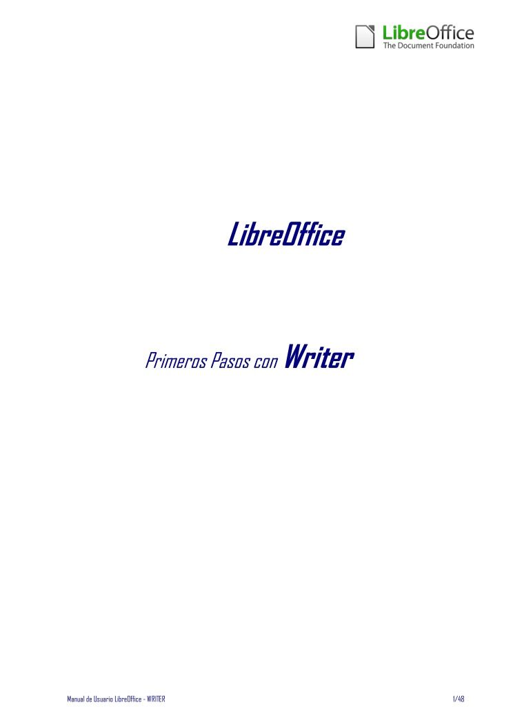 Imágen de pdf LibreOffice - Primeros Pasos con Writer