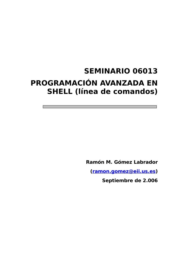 Imágen de pdf Administración de sistemas Linux RedHat - Programación avanzada en Shell (línea de comandos)