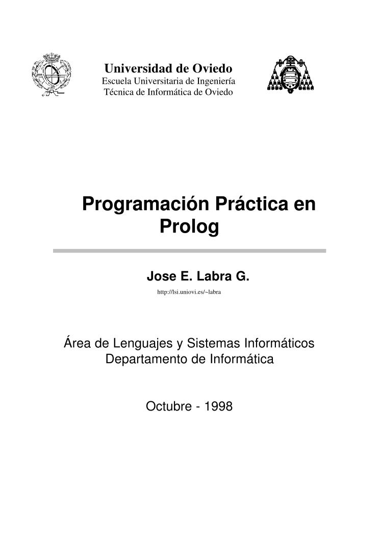 Imágen de pdf Programación Práctica en Prolog
